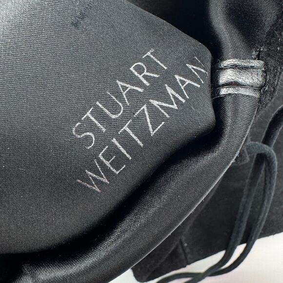 Stuart Weitzman Highland Over The Knee Boot Black Suede  Size 7.5 Narrow - Picture 11 of 13